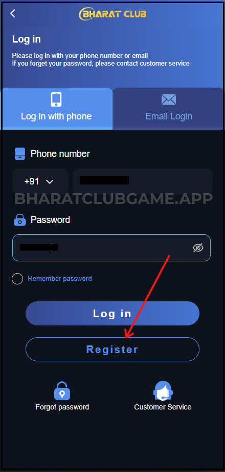 bharat-club-register-page